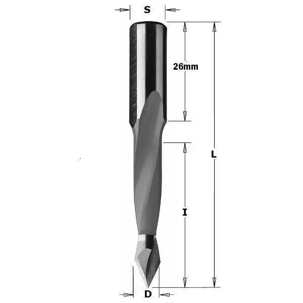 BOOR MULTI-SPINDLE DRILL 10MM I=35 L=70 S=10X26
