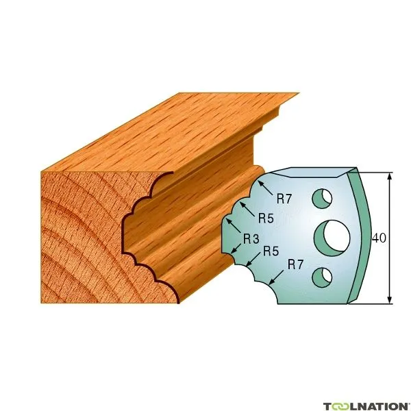 CMT 690.021 Profielmes paar hoogte 40 mm nummer 21