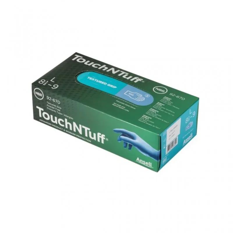 Handschoen Robust Plus Nitril - Blauw - Maat XL (10) - 100 stuks in doos