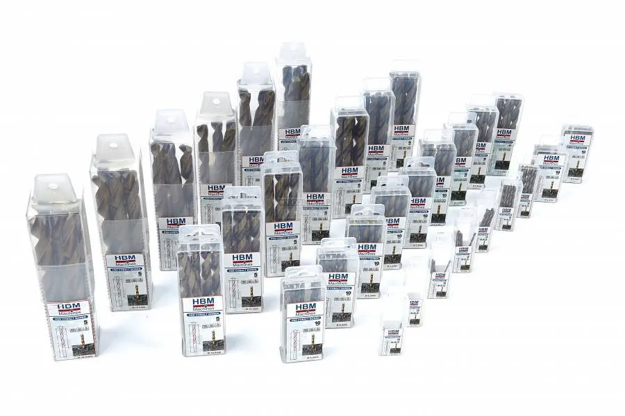 HBM 9,6 mm Cobalt boor (5 stuks)