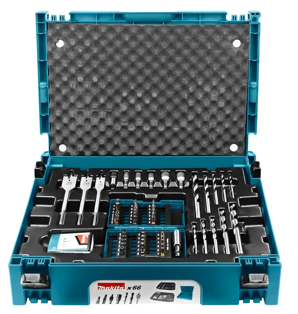 MAKITA BOOR-/SCHROEFBITSET 66-DELIG B-43044