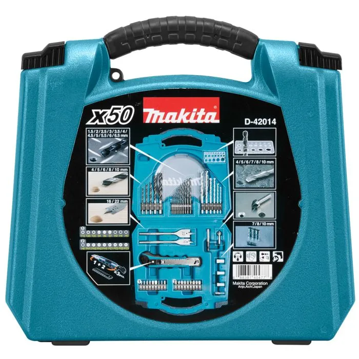 Makita D-42014 Boor-/schroefbitset 50-delig