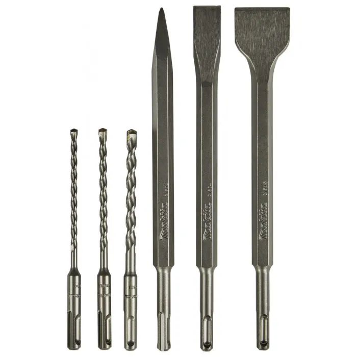 Makita D-58920 Boor-/beitelset 6-delig