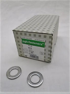 Sluitring M16 RVS A2, doos 100 stuks